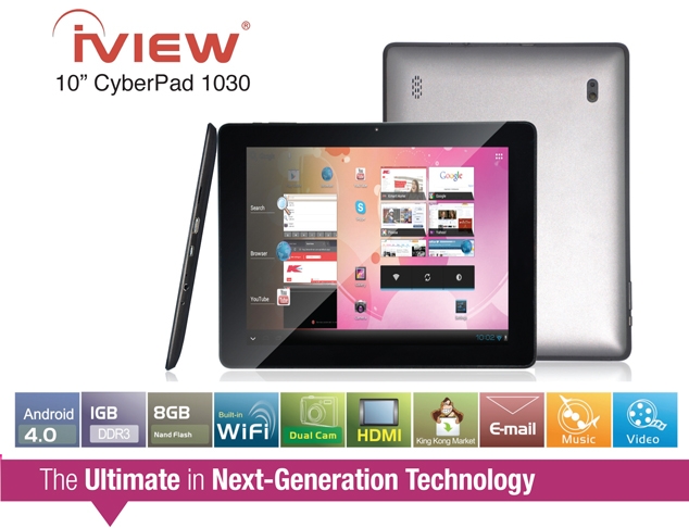 The iVIEW 10″ CyberPad 1030 Tablet – The Ultimate in Next-Generation ...